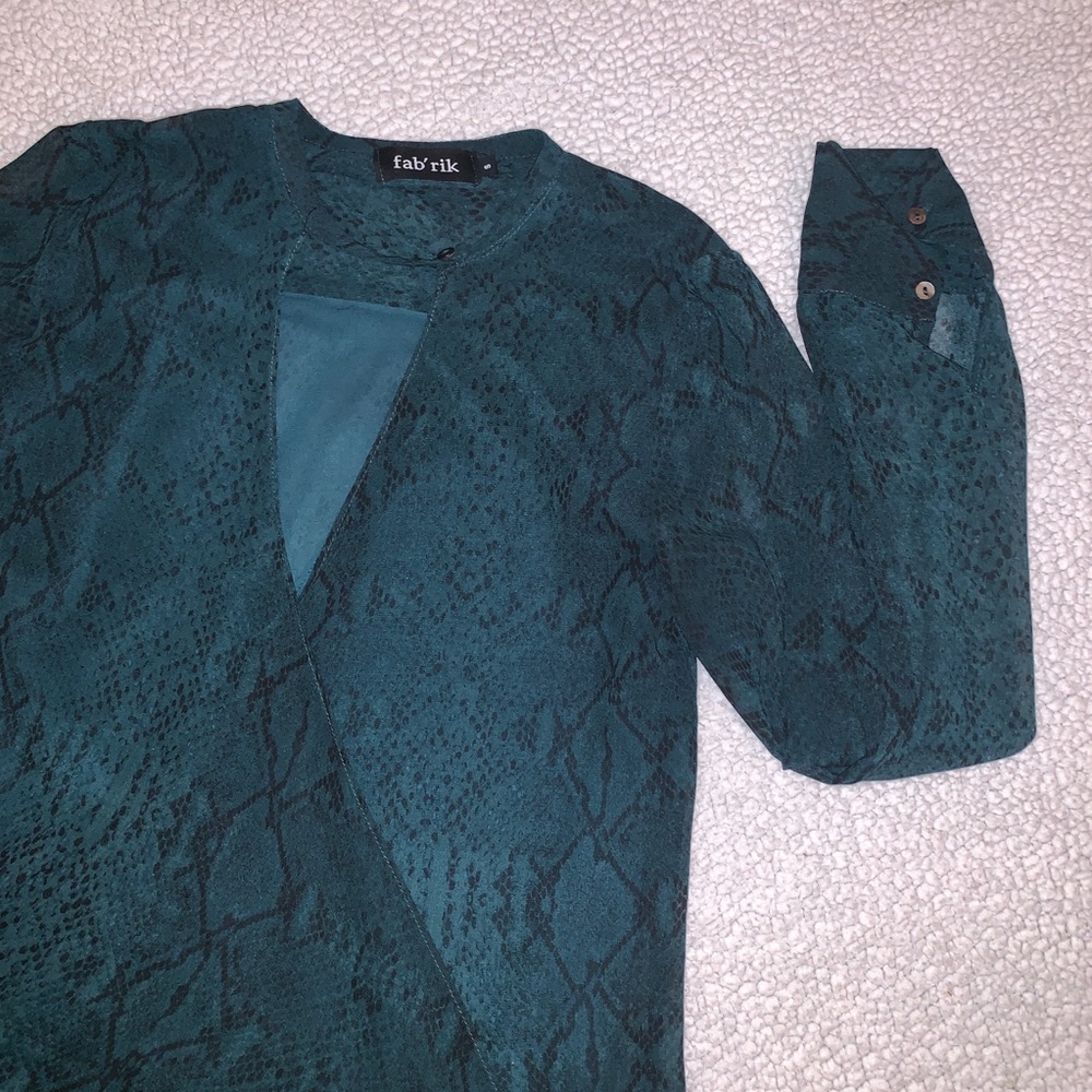 Long Sleeved Snake Blouse